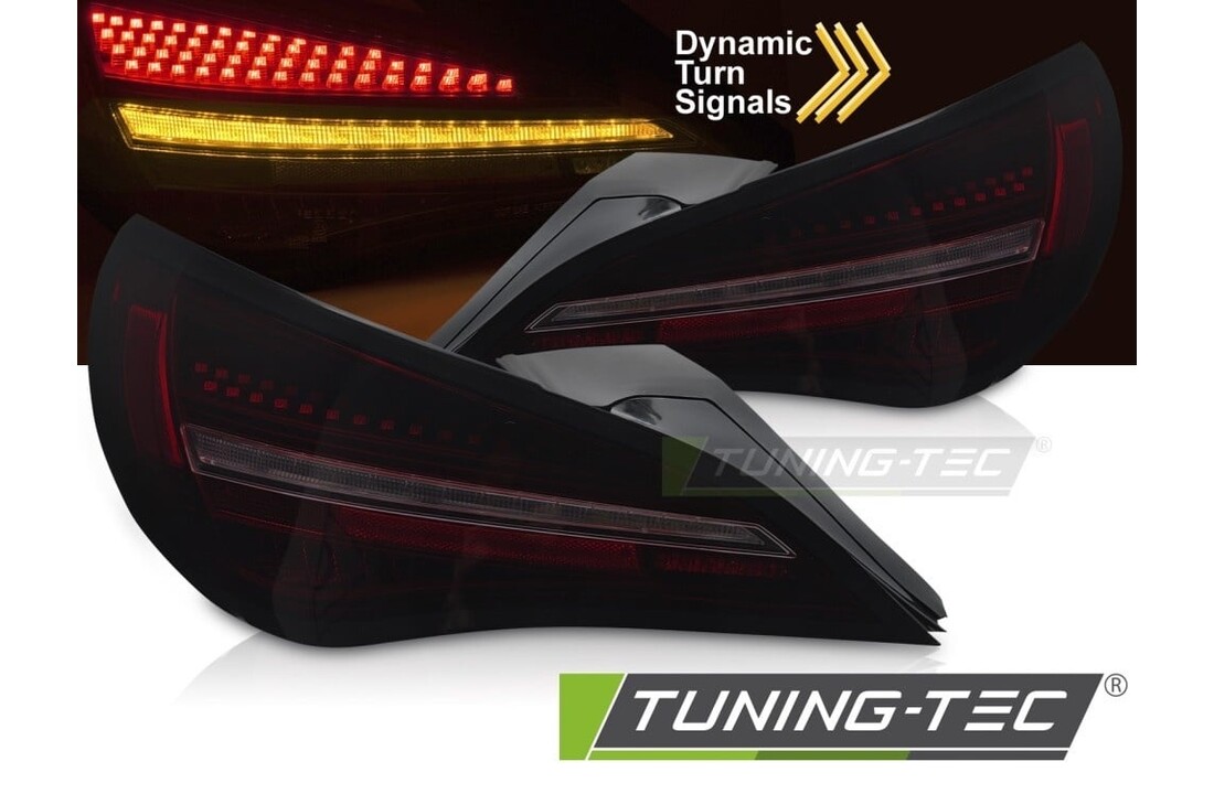 LED Achterlichten Dynamisch Zwart Rood Rook geschikt voor Mercedes CLA C117 (13-16)