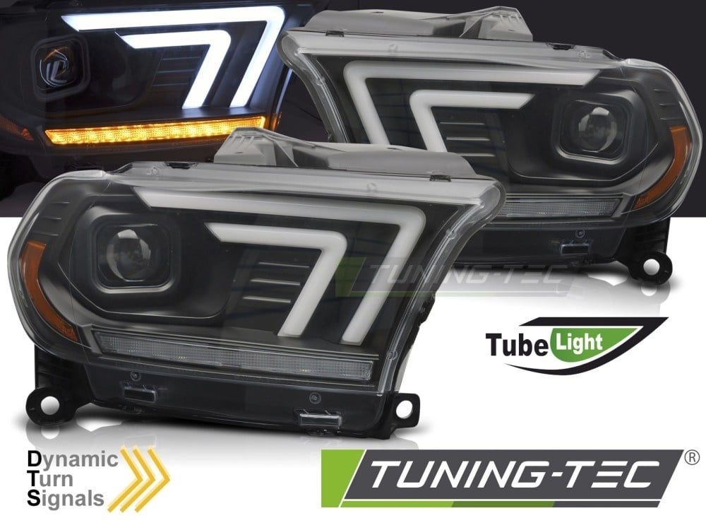 Koplampen Zwart Tube Sequentieel voor Dodge Durango 2010-2013