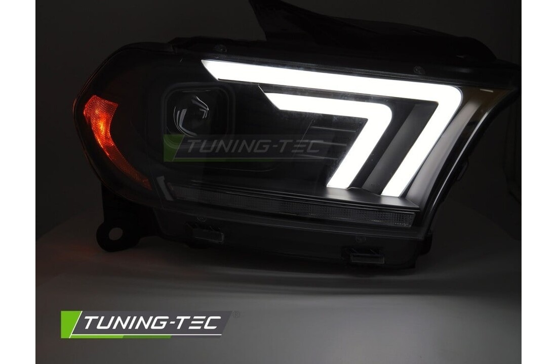 Koplampen Xenon Zwart Tube Sequential Dodge Durango 10-13