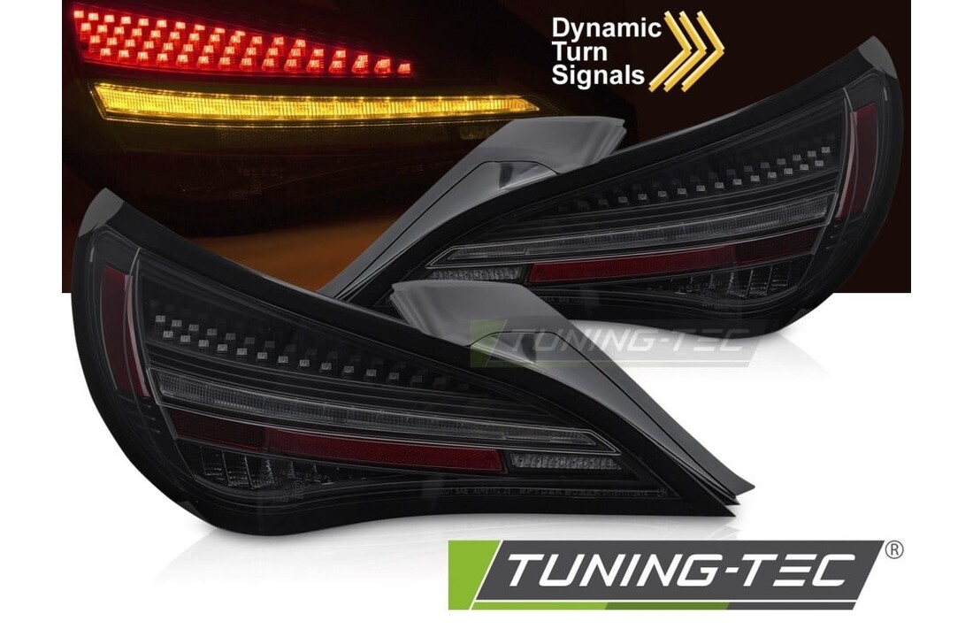 LED Achterlichten Zwart Rook Dynamisch geschikt voor Mercedes CLA C117 (2013-2016)