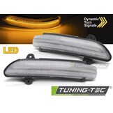 LED Spiegelknipperlichten Sequentieel Wit geschikt voor Mercedes W211 C219 W221 C216
