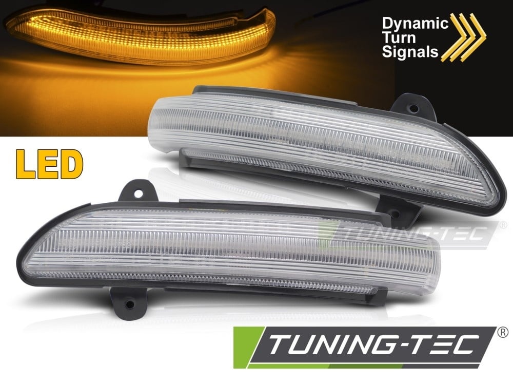 LED Spiegelknipperlichten Sequentieel Wit geschikt voor Mercedes W211 C219 W221 C216
