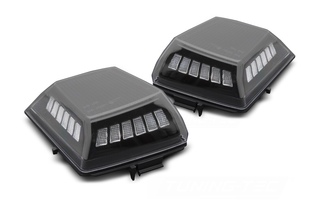 LED Zijknipperlichten Zwart Dynamisch geschikt voor Mercedes G-Klasse W464