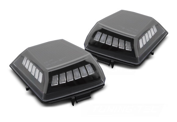 LED Zijknipperlichten Zwart Dynamisch geschikt voor Mercedes G-Klasse W464