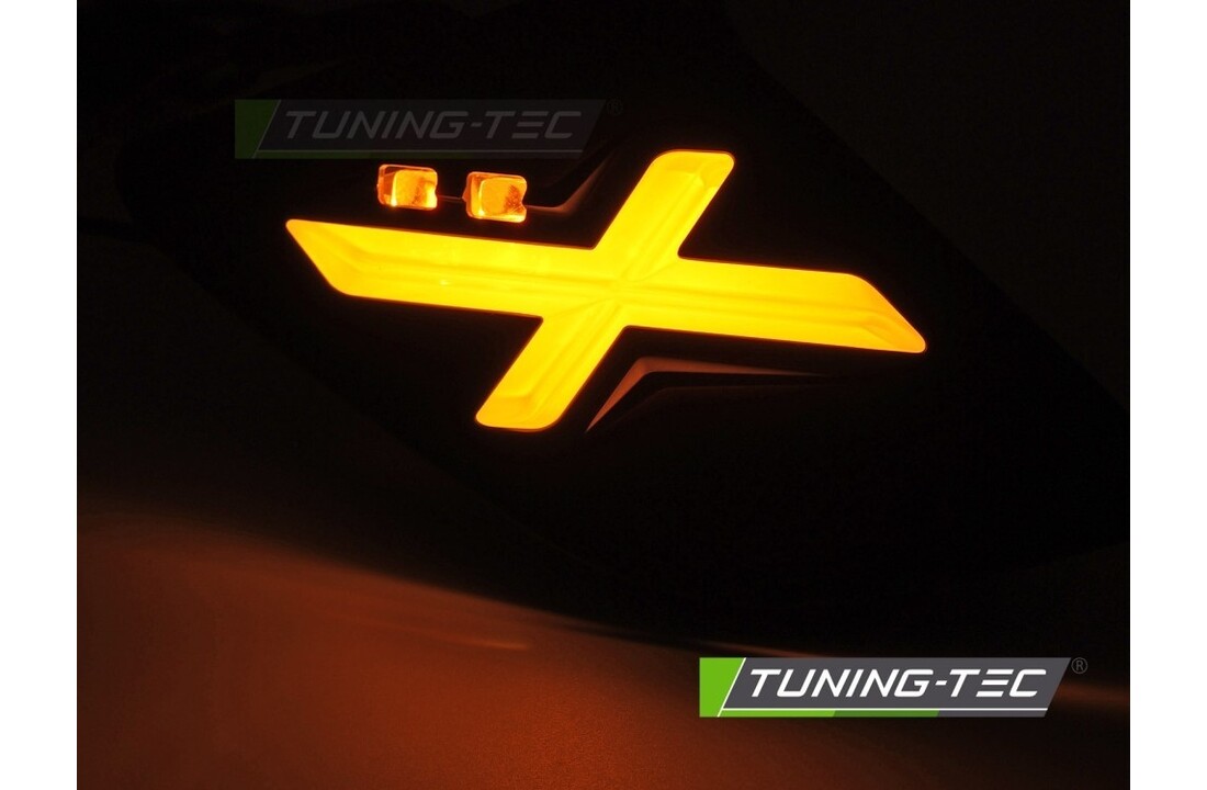 Achter LED Richtingaanwijzers Zwart voor Vespa GTS / GTV 300cc