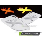 LED Achterrichtingaanwijzers Chroom voor Vespa GTS / GTV 300cc