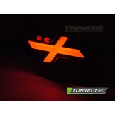 Achter Richtingaanwijzers Glanzend Zwarte LED voor VESPA GTS / GTV 300cc