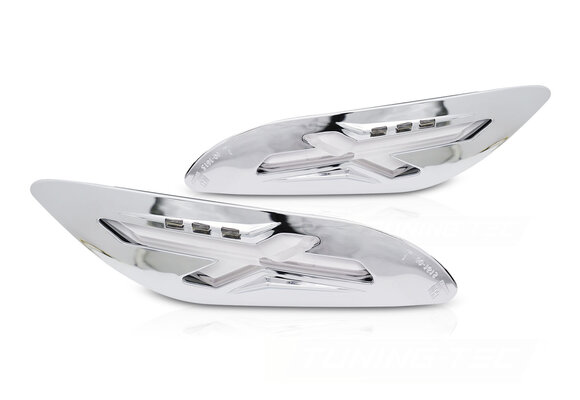 Chroom LED Richtingaanwijzers voor Vespa Sprint / Primavera 150cc