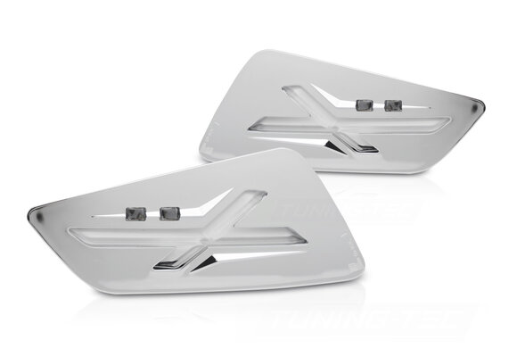 Chromen LED richtingaanwijzers voor Vespa GTS / GTV 300cc