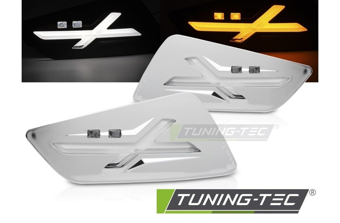 Chromen LED richtingaanwijzers voor Vespa GTS / GTV 300cc