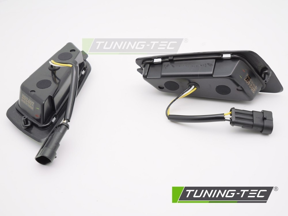 LED richtingaanwijzers Glanzend Zwart voor Vespa GTS / GTV 300cc