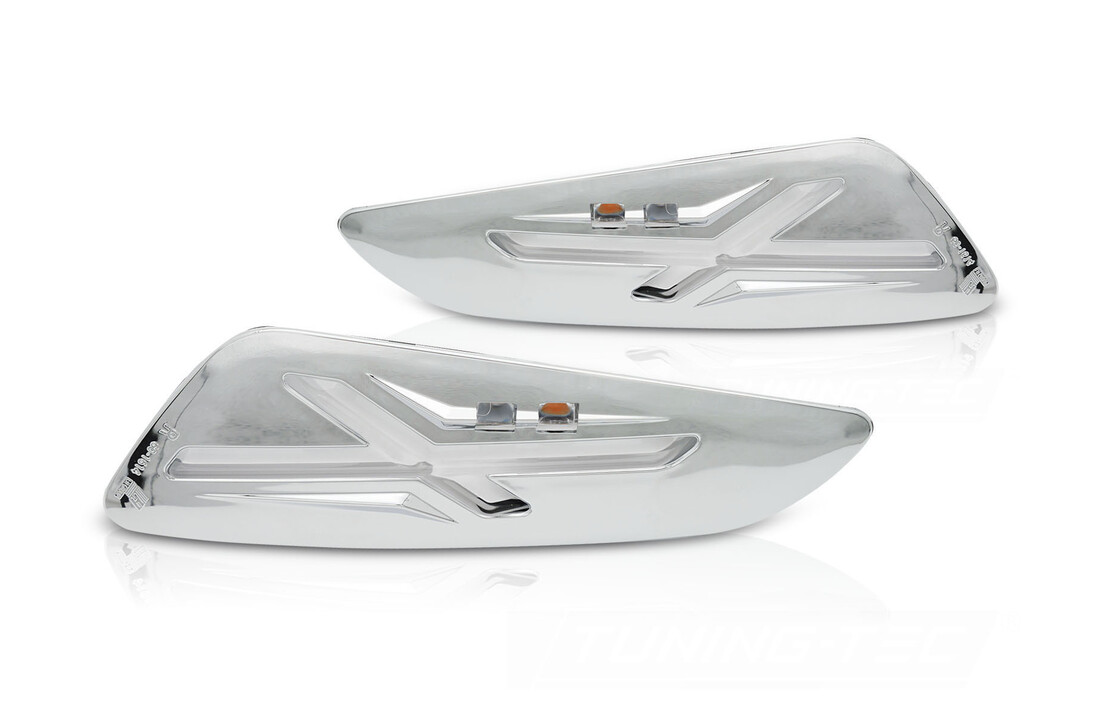 LED Voor Richtingaanwijzers Chroom voor Vespa Sprint/Primavera 150cc