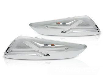 LED Voor Richtingaanwijzers Chroom voor Vespa Sprint/Primavera 150cc