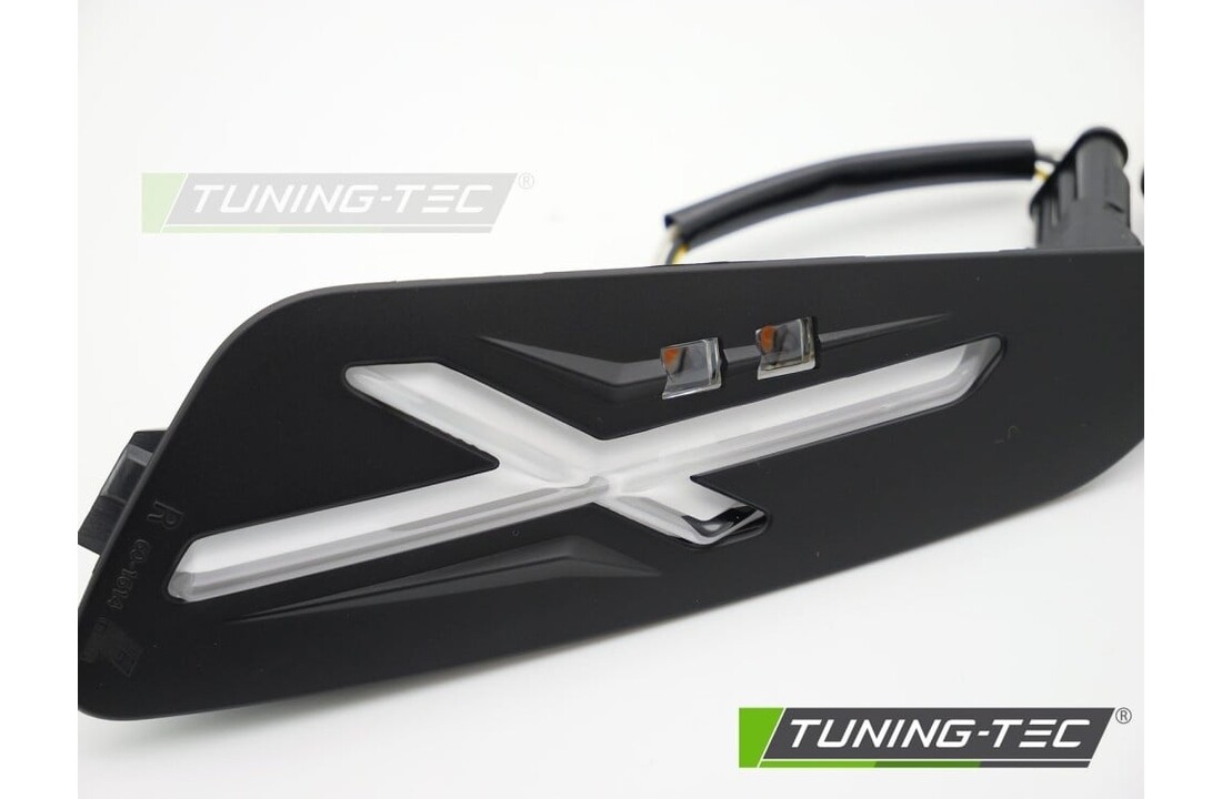 Voorste richtingaanwijzers zwart LED voor VESPA SPRINT / PRIMAVERA 150cc