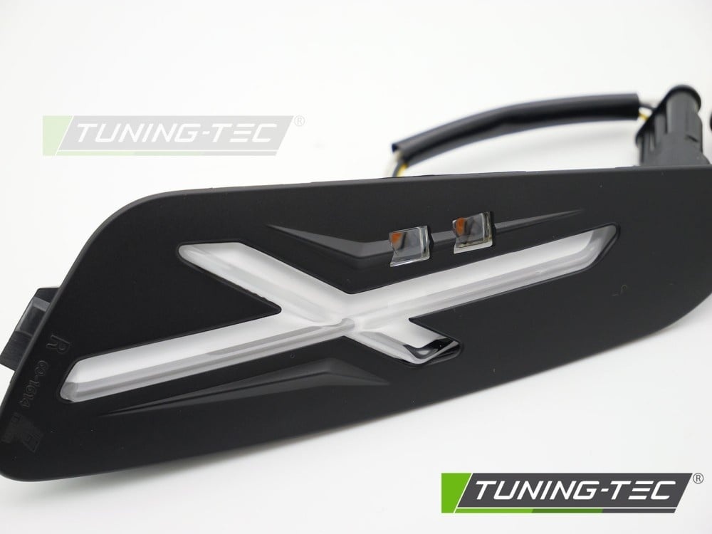 Voorste richtingaanwijzers zwart LED voor VESPA SPRINT / PRIMAVERA 150cc