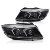 Koplampen Full LED Zwart geschikt voor BMW E90/E91 (2005-2008)