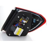 Achterlichten geschikt voor Mercedes C-Klasse W204 Combi 2007-2010 Rood Smoke LED Bar