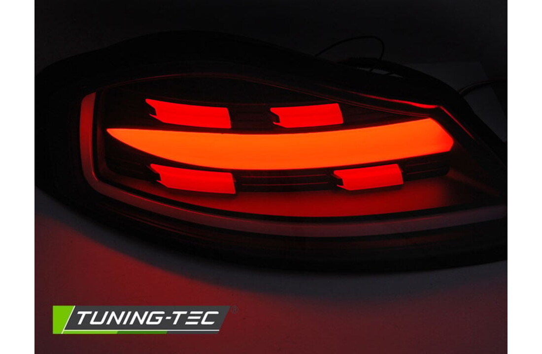 Achterlichten LED BAR Zwart-Rood Sequentiële geschikt voor Porsche Boxster 986 96-04
