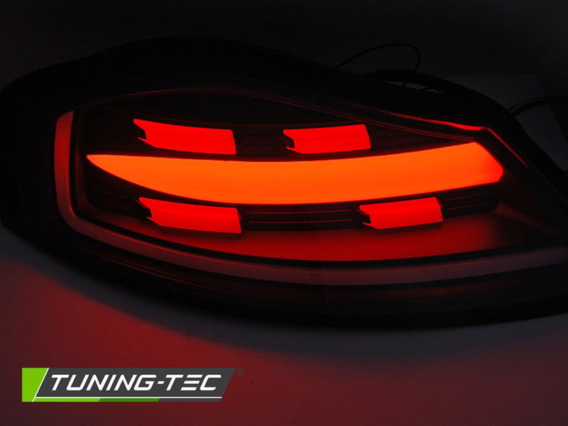 Achterlichten LED BAR Zwart-Rood Sequentiële geschikt voor Porsche Boxster 986 96-04