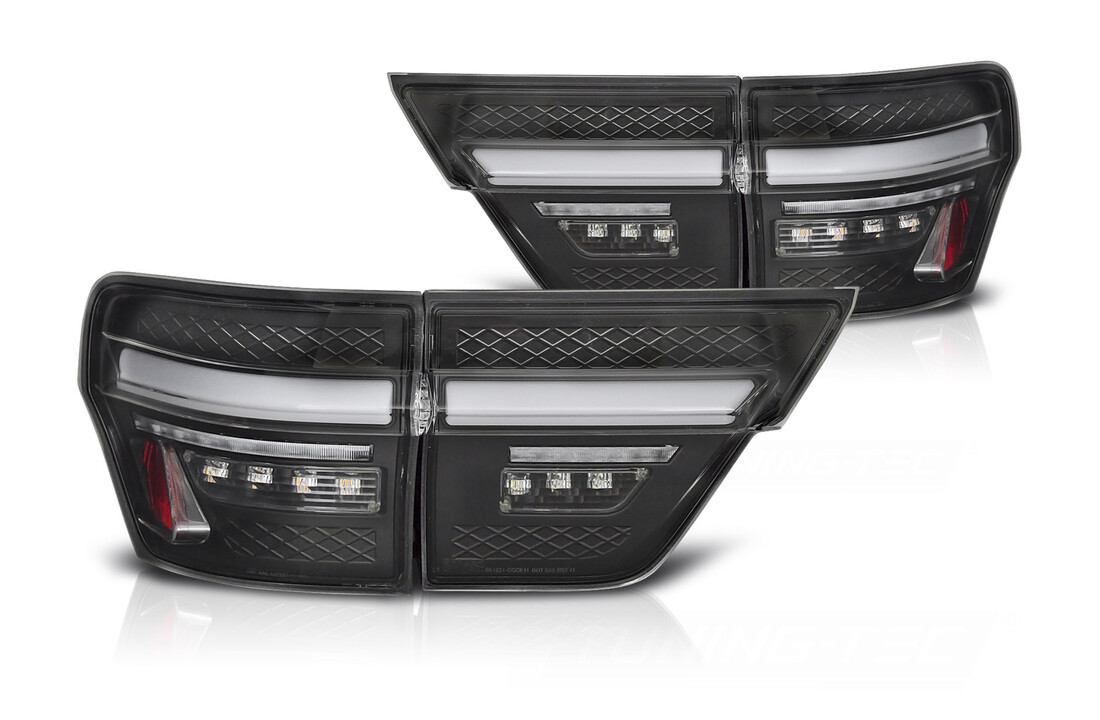 Achterlichten LED Zwart JEEP GRAND CHEROKEE WK2 (11-13)