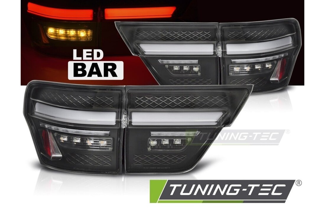 Achterlichten LED Zwart JEEP GRAND CHEROKEE WK2 (11-13)