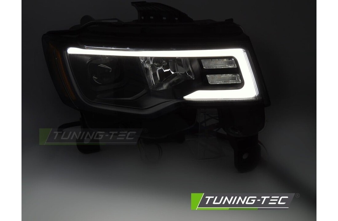 Koplampen Jeep Grand Cherokee 16-21 Tube Light Zwart