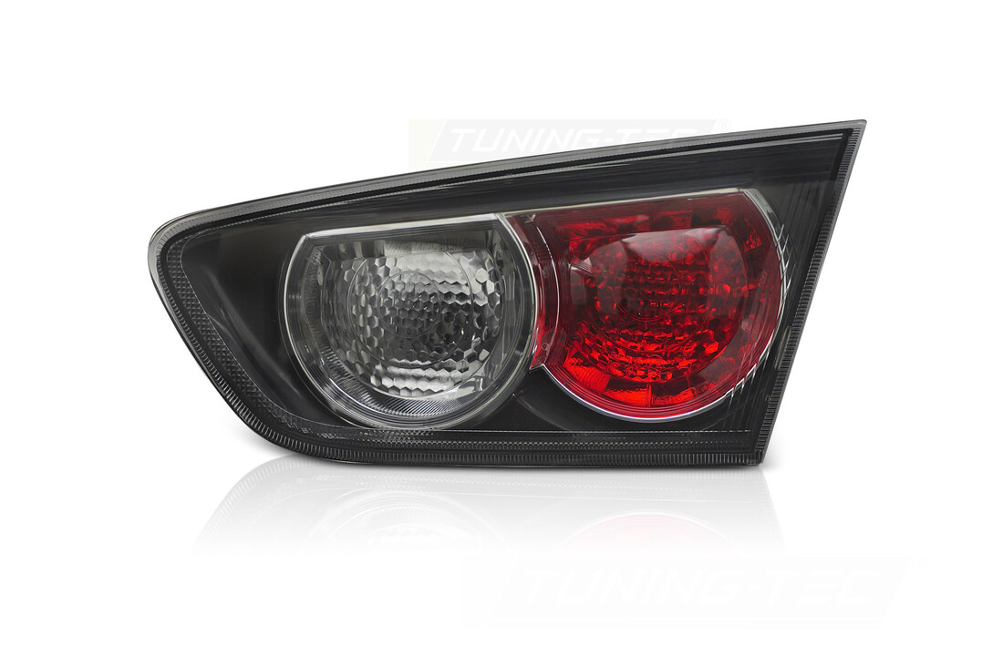 Achterlicht Zwart Rechterzijde TYC voor Mitsubishi Lancer 4D 08-16