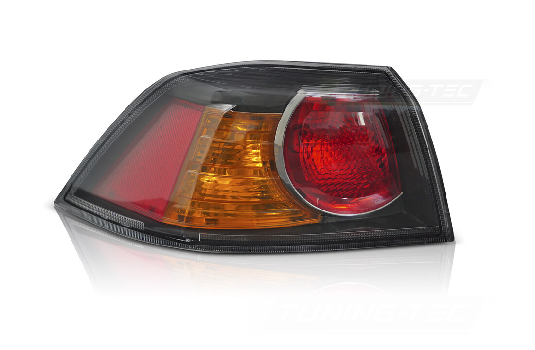 Achterlicht zwart links voor Mitsubishi Lancer 4D Sedan (2008-2016)