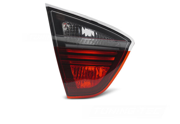 Achterlicht klep rood/rook links TYC geschikt voor BMW E90 Limousine 05-08