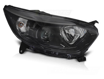 Koplamp Zwart Rechterzijde TYC geschikt voor Renault Captur I (2013-2017)