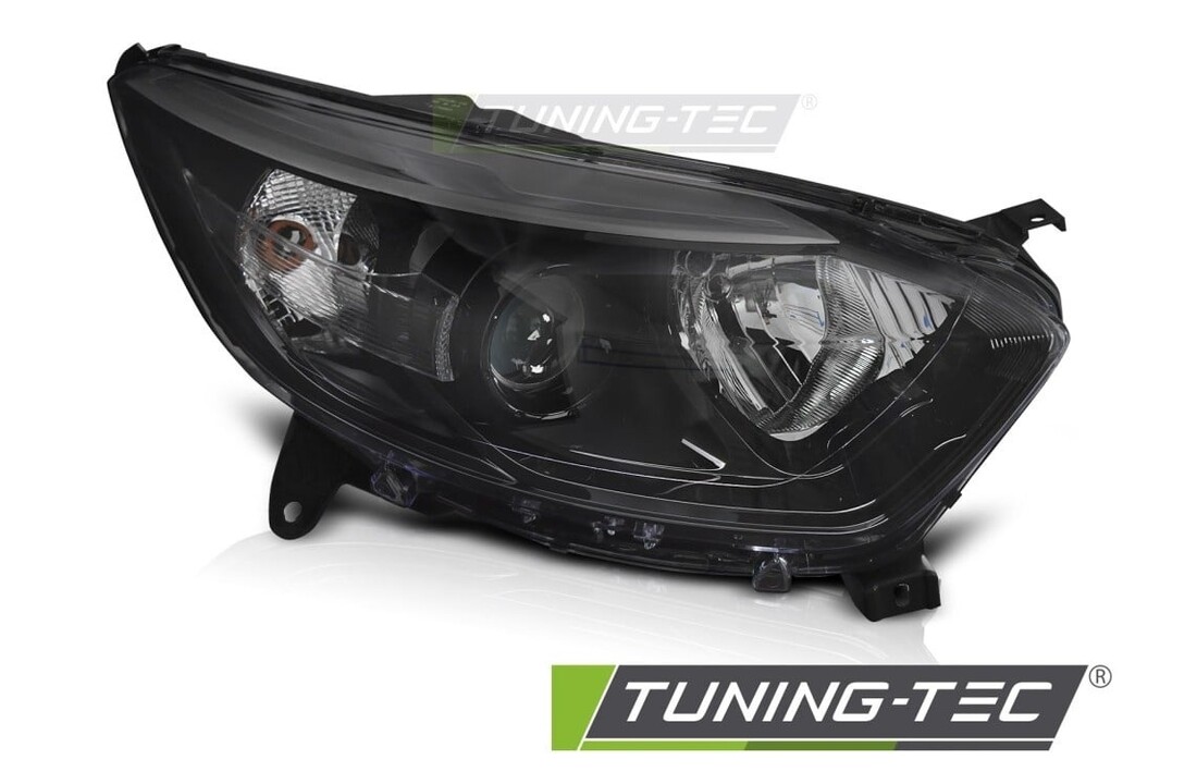 Koplamp Zwart Rechterzijde TYC geschikt voor Renault Captur I (2013-2017)