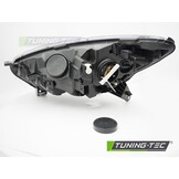 Koplamp Zwart Rechterzijde TYC geschikt voor Renault Captur I (2013-2017)