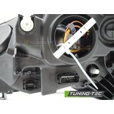 Koplamp Zwart Rechterzijde TYC geschikt voor Renault Captur I (2013-2017)