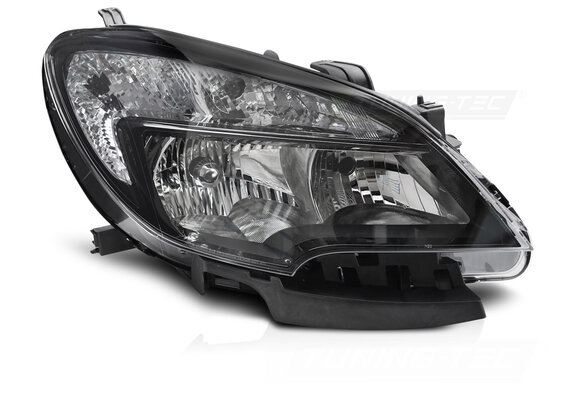 Koplamp zwart rechterzijde TYC geschikt voor Opel Mokka 12-16