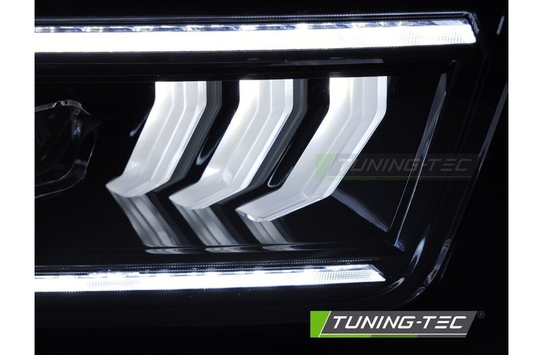 Koplampen Tube LED Zwart geschikt voor Ford Mustang 04-09