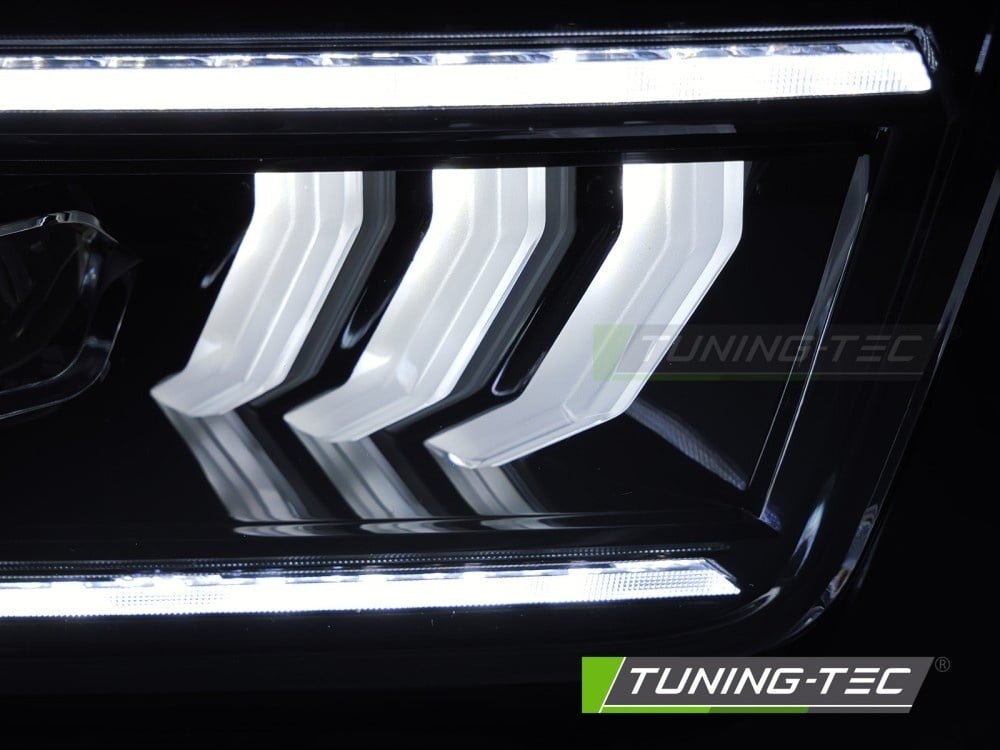 Koplampen Tube LED Zwart geschikt voor Ford Mustang 04-09