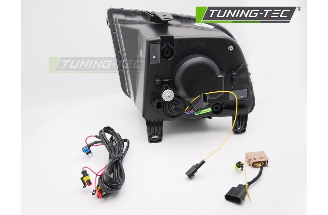 Koplampen Tube LED Zwart geschikt voor Ford Mustang 04-09