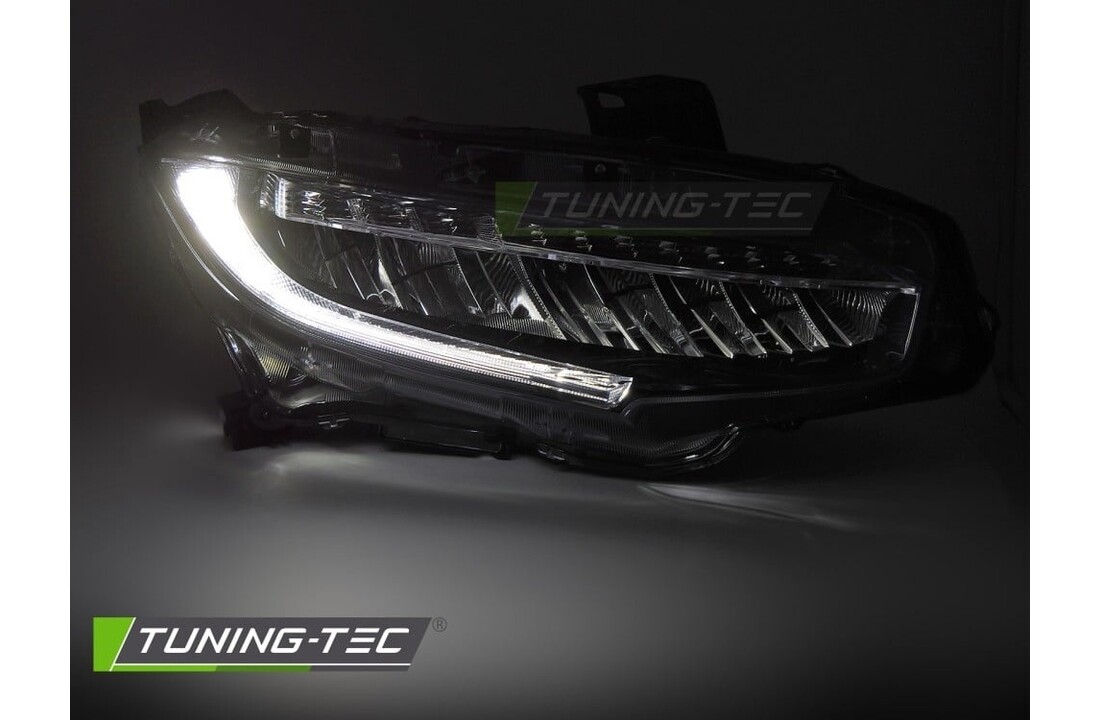 Volledig LED Koplampen Zwart geschikt voor Honda Civic X 2016-2021