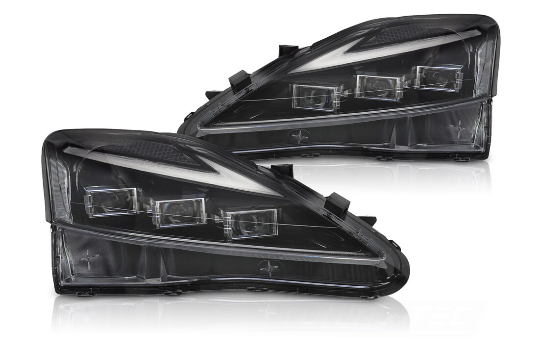 Full LED Koplampen Lexus IS 2006-2013 Zwart