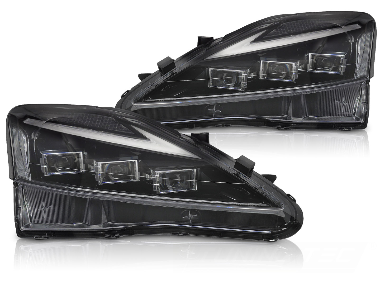 Full LED Koplampen Lexus IS 2006-2013 Zwart