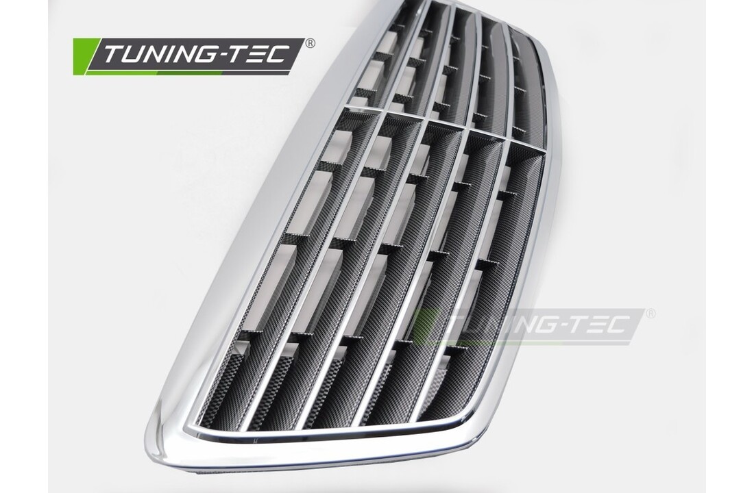 Grille Chroom-Carbon look geschikt voor Mercedes S-Klasse W220 02-05