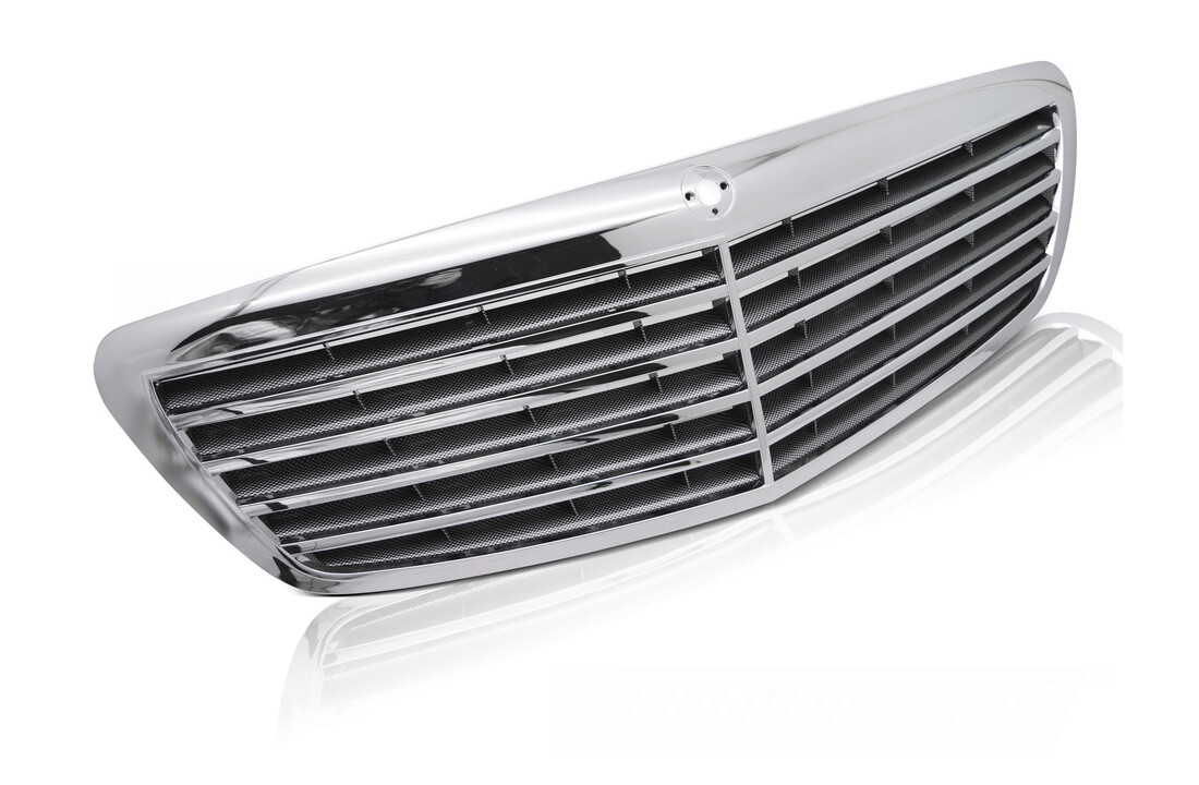 Grille Chroom-Carbon Look geschikt voor Mercedes S-Klasse W221 (2005-2009)