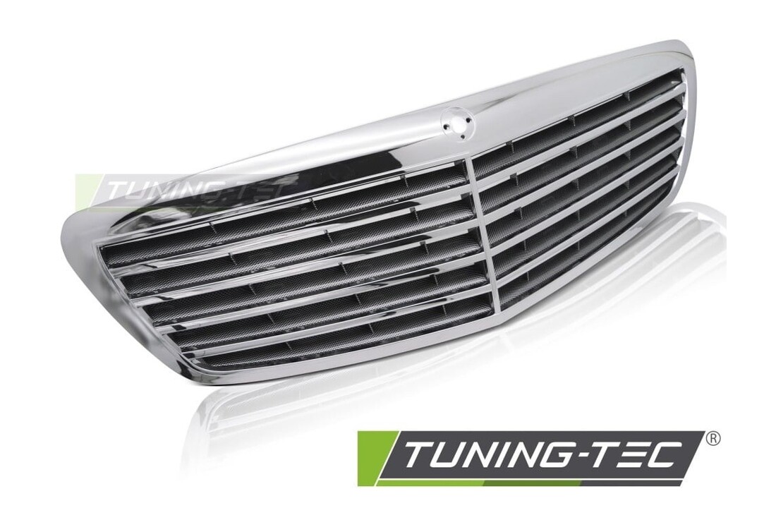 Grille Chroom-Carbon Look geschikt voor Mercedes S-Klasse W221 (2005-2009)