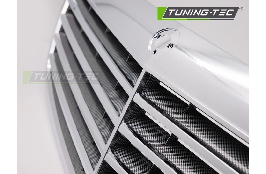 Grille Chroom-Carbon Look geschikt voor Mercedes S-Klasse W221 (2005-2009)