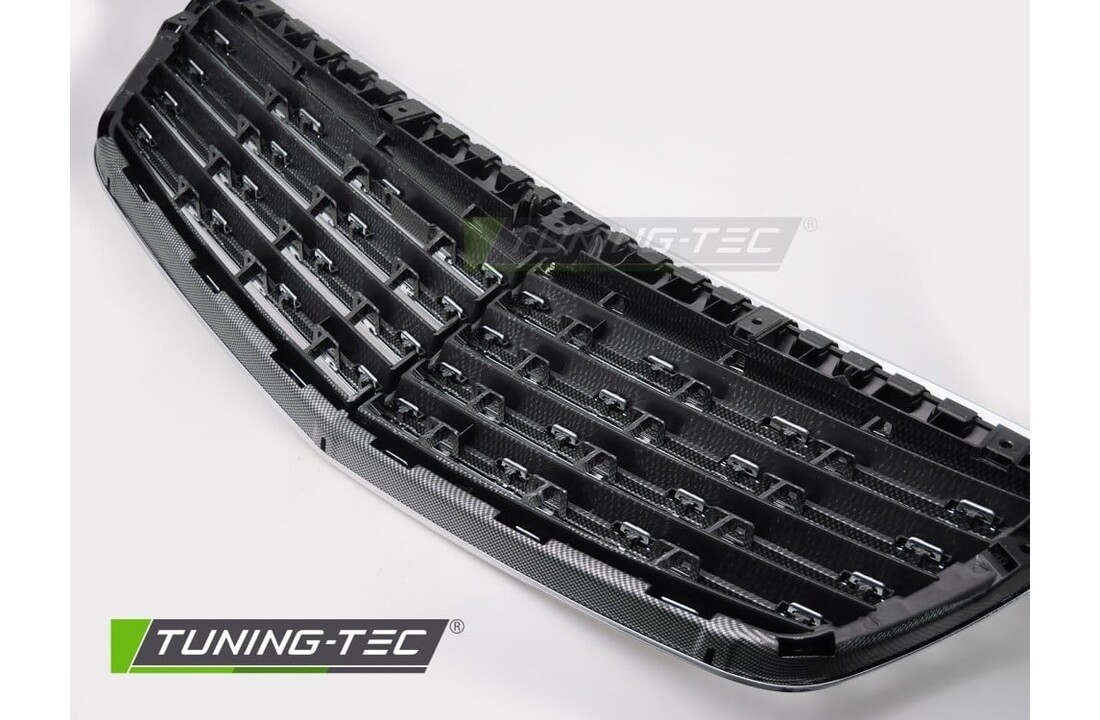 Grille Chroom-Carbon Look geschikt voor Mercedes S-Klasse W221 (2005-2009)