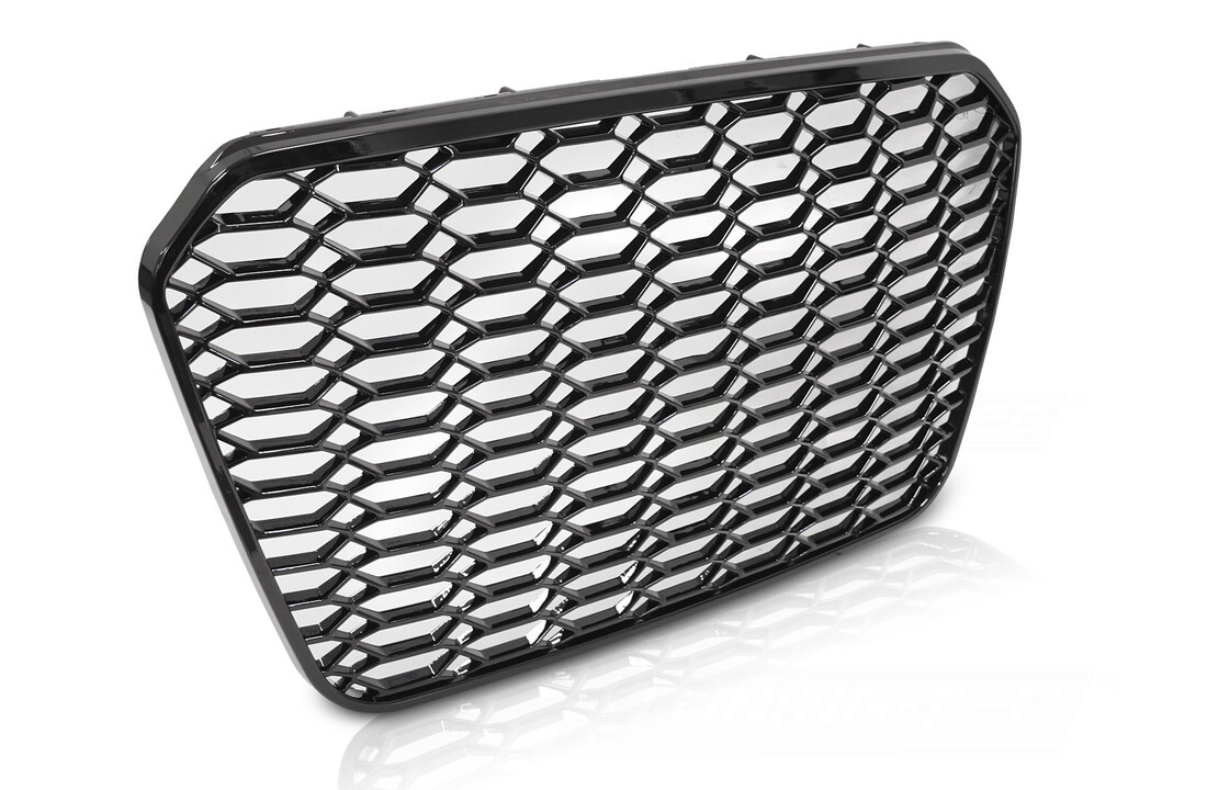 Grille Sport Hoogglans Zwart geschikt voor AUDI A6 C7 2011-2014