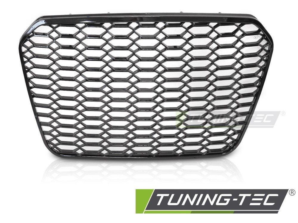 Grille Sport Hoogglans Zwart geschikt voor AUDI A6 C7 2011-2014