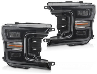 LED Koplampen Zwart DRL Dynamisch geschikt voor Ford F150 MK13 (2017-2020)