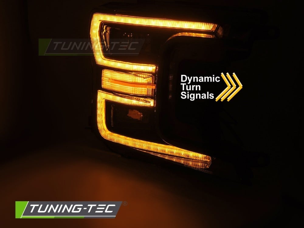 LED Koplampen Zwart DRL Dynamisch geschikt voor Ford F150 MK13 (2017-2020)