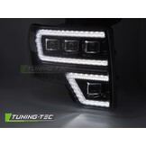 Koplampen geschikt voor Ford F150 MK12 08-14 Full LED Zwart DRL Sequentiële